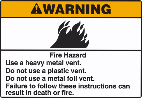 Warning Fire Hazard