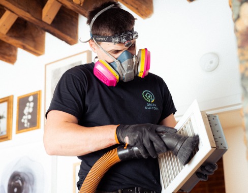 Professional air duct cleaning company Green Ductors