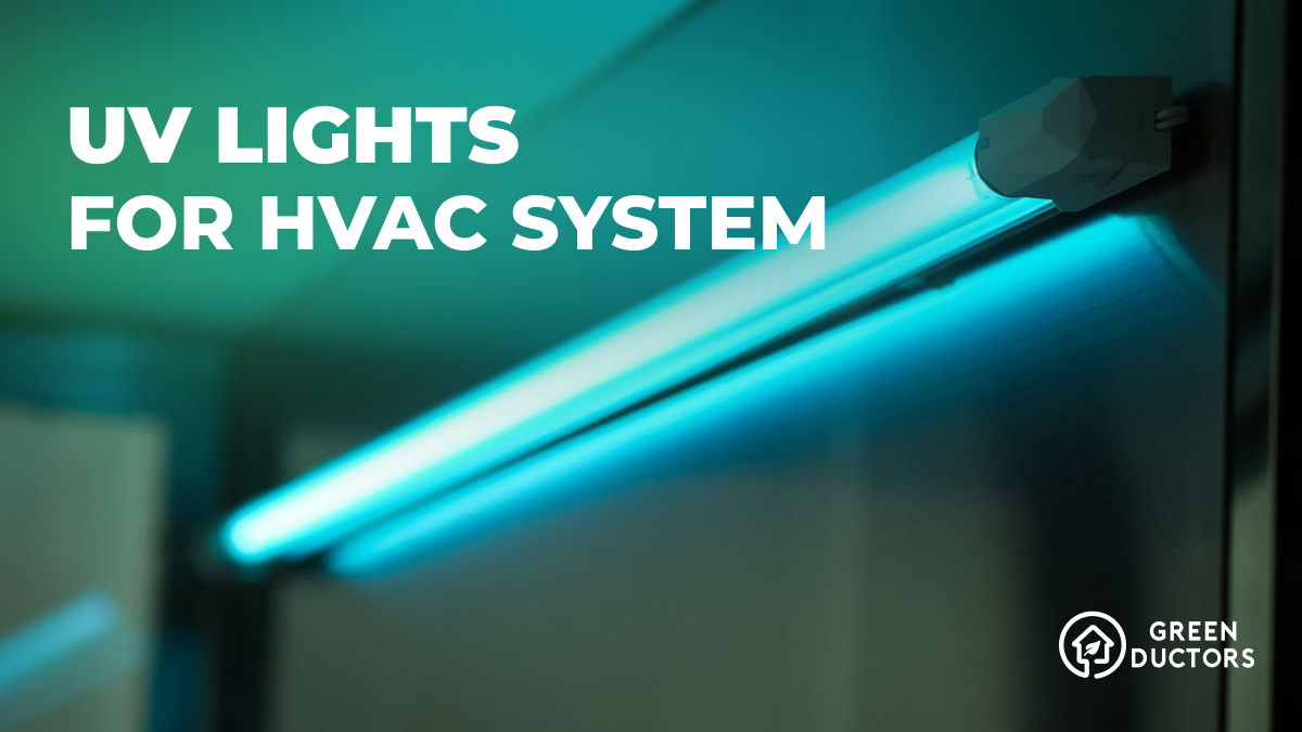 UVC light for HVAC