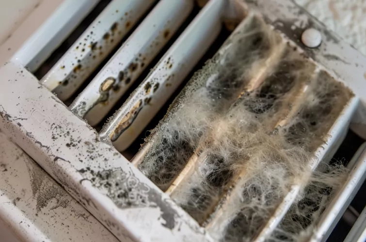 Detect mold in HVAC System