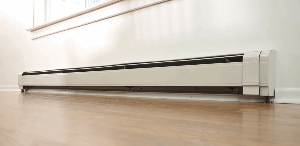 baseboard heat and central heat